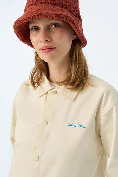 WWF Market Thin Jacket - Ecru Tone Living Planet