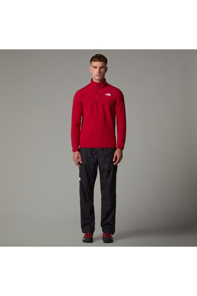 THE NORTH FACE M 100 GLACIER 1/4 Bordo Erkek Polar