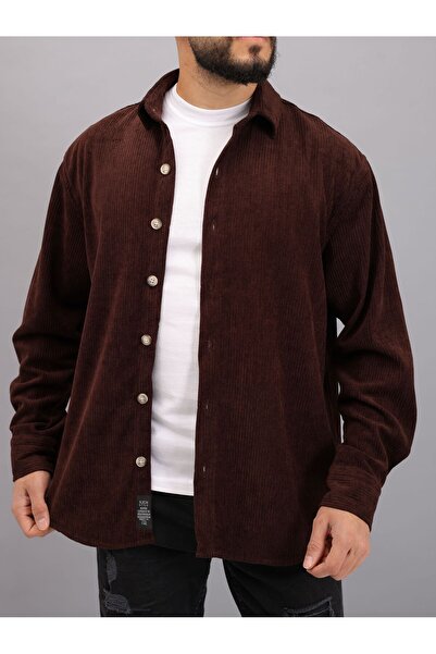 YXC Trend Maker Men's Pocketless Velvet Shirt