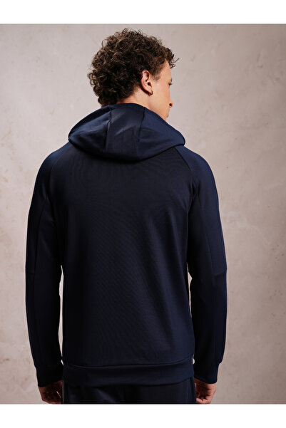 Highlander By Styli Solid Raglan Sleeves Full Zip Hoodie