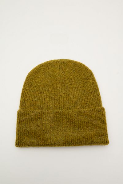 Manuka Gestrickte Baskenmütze, PISTIKGREEN
