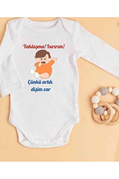 lupi DİŞ BUĞDAYI DİŞİM ÇIKTI YAZILI İSİMLİ ZIBIN KİŞİYE ÖZEL BEBEK ÜRÜNLERİ