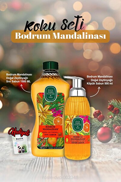 Eyüp Sabri Tuncer Bodrum Mandarin and Rosie Gift - Foam Soap 500 Ml, Liquid S...