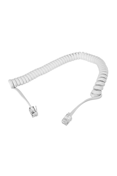 S-LINK SL-TEL3 TELEFON AHİZE KABLOSU BEYAZ 2MT.