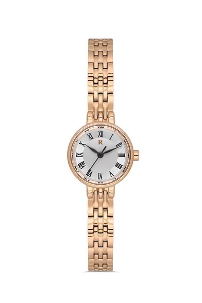 Romanson Rm1B26Llrras5B Small Case Steel Cord Rose Gold Color Roman Numeral Women's Watch