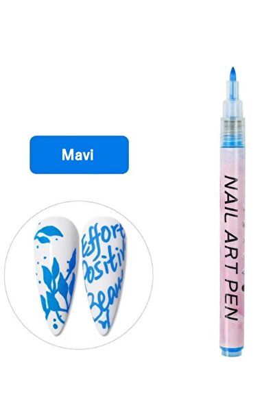 gaman Nail Art 0.7mm Tırnak Boyama Kalemi - Tırnak Desen Çizme Kalemi Çabuk K...