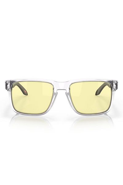 Oakley نظارة شمسية مربعة للرجال - Oo 9102 - مقاس العدسة: 55 مم - شفافة
