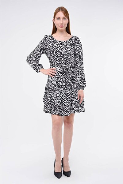 HomeStore Benek Desenli Elbise