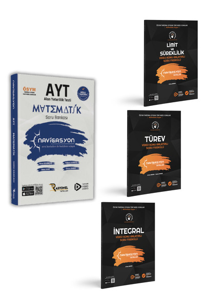 Navigasyon yayınları Ayt Matematik Soru Bankası- Limit-Türev-İntegral Konu An...