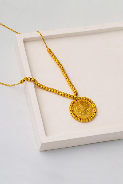 Bilezikci 22 Ayar Yarım Reşatlı Dorika Toplu Altın Kolye