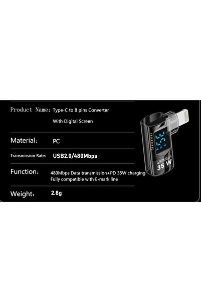 LivX Lightning to Type C 35W Mini OTG OTGEX