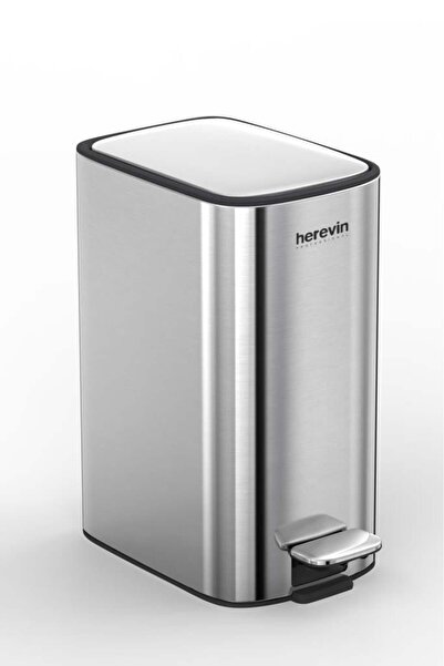 Herevin 11 Lt Paslanmaz Çelik Çöp Kovası