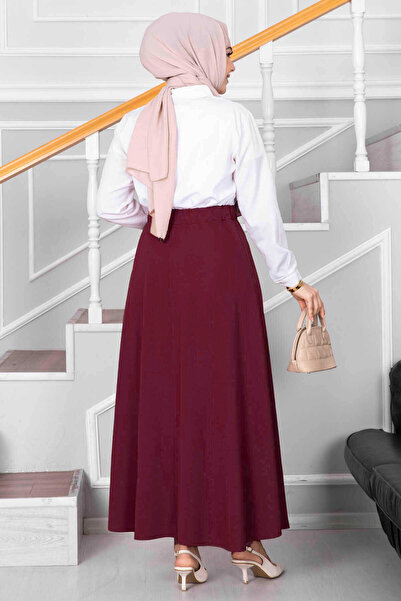 EBRUTESETTÜR Mevlana Hijab Skirt Şarabi