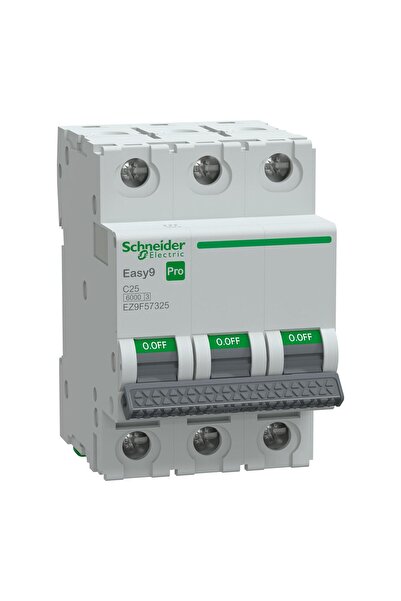 Schneider Electric Schneider EZ9F57325 ,Pro 3 Faz 25A 6 KA C Tipi Sigorta