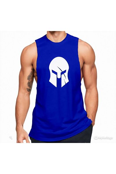 Black İstanbul Sparta Zero Sleeve Sports Tank Top