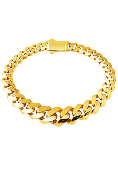 Bilezikci 14 Ayar Süzme Gurmet Zincirli Altın Bileklik