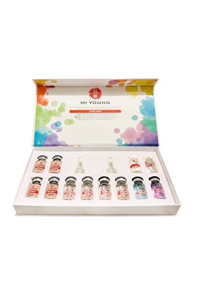 MI YOUNG Bb glow Seti YÜKSEK KALİTE Kalıcı Kapatıcılık Kalıcı Fondöten 6,8x12ml