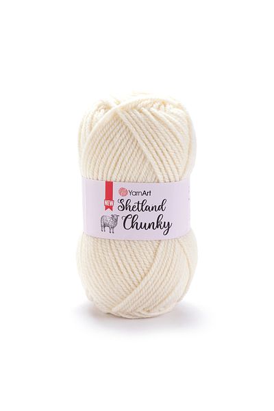 Yarnart Shetland Chunky - Hand Knitting Thread Cream-603