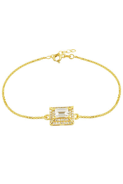 Bilezikci Piramit Baget Altın Bileklik