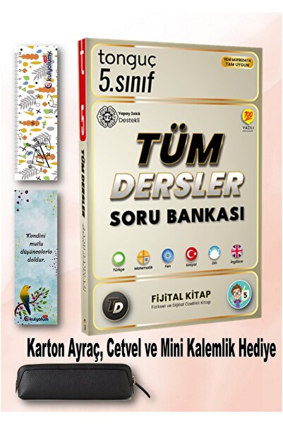 Tonguç Yayınları 2026 - 5. Sınıf Tüm Dersler Soru Bankası - Mini Kalemlik Hed...