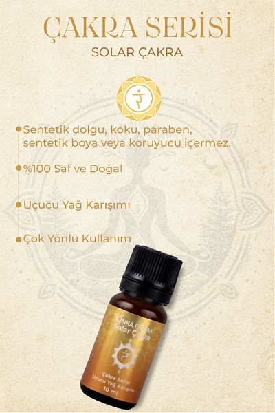 OnkaFarma Solar Chakra Aromatherapy Oil Mix 10 ml