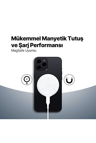 Ttec AirCharger M Pro Qi2/MagSafe Özellikli 15W iPhone/Android Kablosuz Hızlı Şarj Aleti