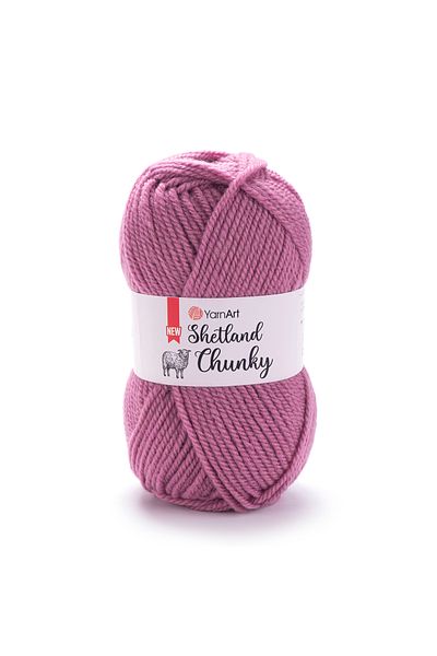 Yarnart Shetland Chunky - Χειροποίητο νήμα πλεξίματος Dusty Rose-608