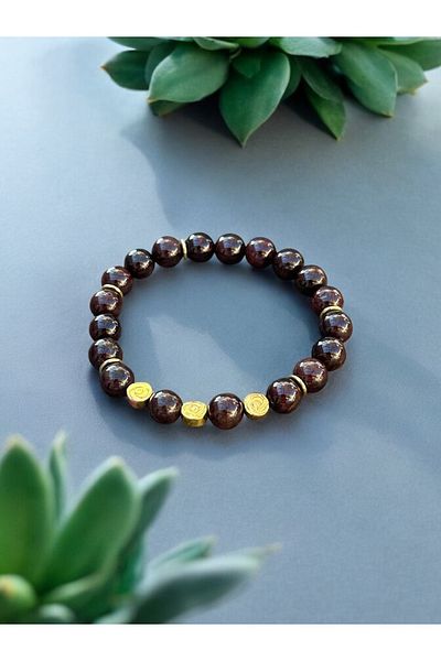 Bonicce Granate (Lal Stone) Real Natural Stone Bracelet