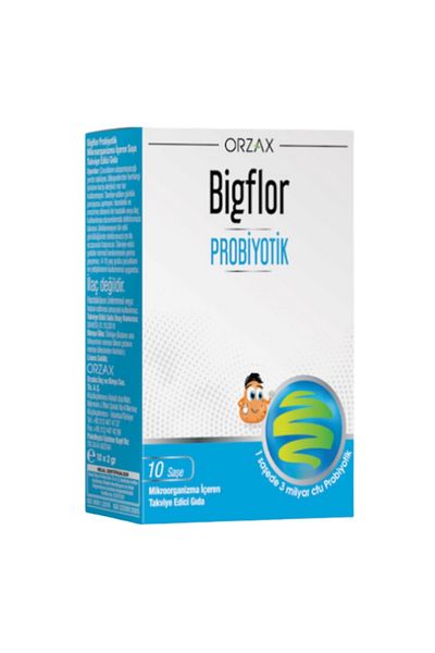 Orzax Bigflor Probiotic - Pack of 10 Sachets