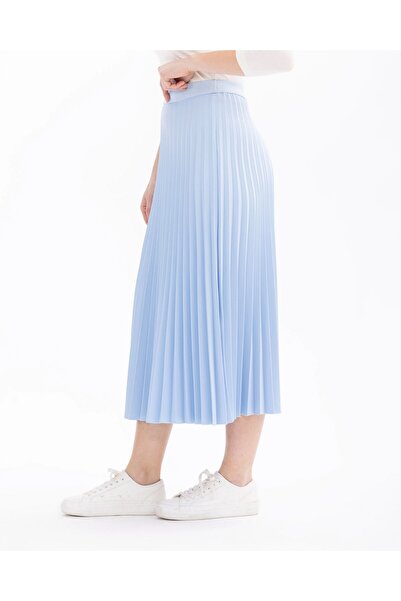 SEÇİL PLİSELİ ELASTİK BEL ETEK