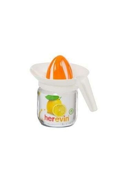 Herevin 425 Cc Lemon and Orange Juicer with Handle and Orange Lid