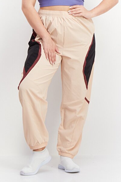 adidas بنطال رياضي مناسب للتدريب للنساء، مجموعة تان