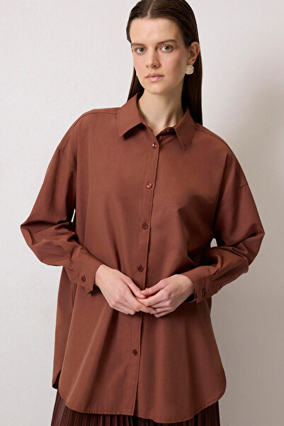 Touché Privé ΠΟΥΚΑΜΙΣΟ RELAX FIT ΠΟΠΛΙΝ