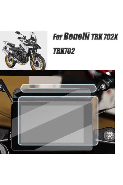 Ecr Mobile Benelli Trk 702/702X - 9H Nano Display with Speedometer and Compatible Protector