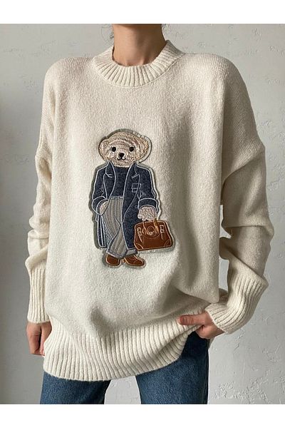 YouLikeButik Lauren Teddy Bear Sweater