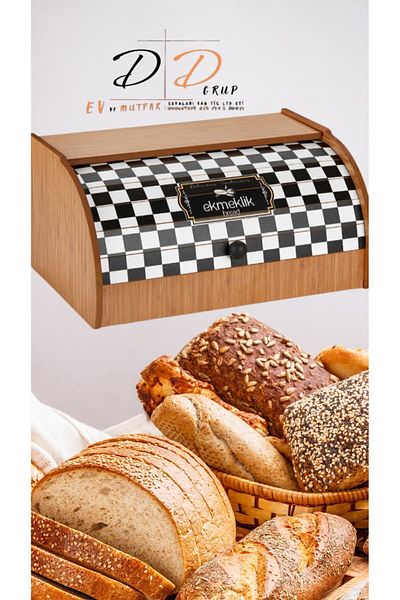 PARAMORE Wooden Stored Bread Cabinet - Bread Holder