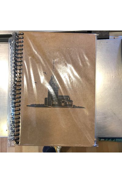 Muka Kraft Notebook 17X24 cm Hard Cover Striped 100 Sheets