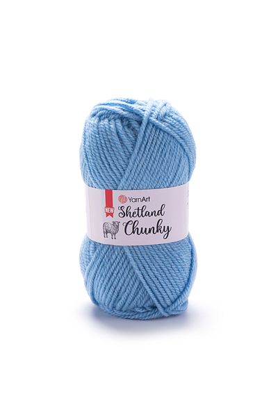 Yarnart SHETLAND CHUNKY - ΠΛΕΚΤΟ ΣΤΟ ΧΕΡΙ ΜΠΛΕ-636