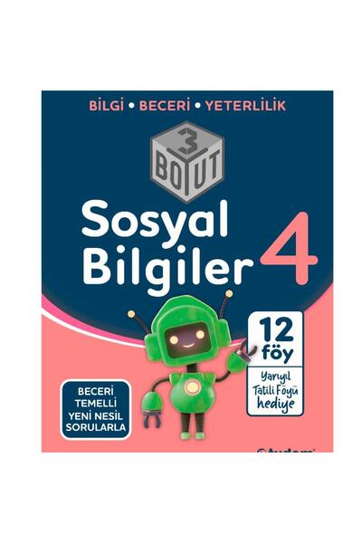 Tudem Yayınları Tudem Yayınları 4. Sınıf Sosyal Bilgiler 3 Boyut Yeni Nesil S...