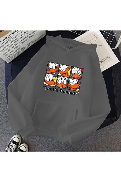 by joker Unisex Λευκό φούτερ Donald με στάμπα