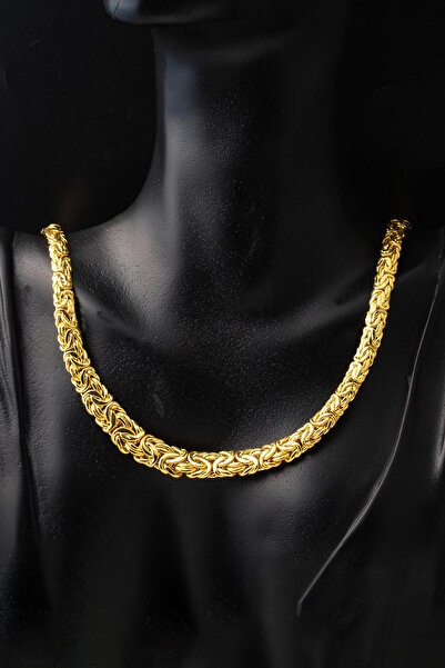 Bilezikci İtalyan Kral Zincir Altın Gerdanlık Kolye 14 Ayar