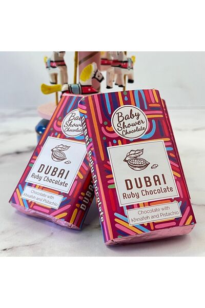 Bebek Çikolatası DUBAI ÇİKOLATASI RUBY 65 GR