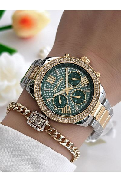 Dice Kayek Inner Functions Active Steel Band Steel Case 5 Atm Women's Wristwatch+Bracelet Ag1347.05