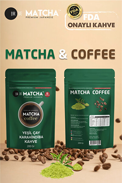 Bilge İlaç Matcha Premium Japanese القهوة مع الشاي الأخضر والنعناع