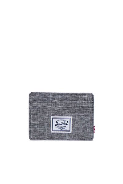 Herschel Supply Co. محفظة Herschel Charlie RFID باللون الرمادي مع حجرة بطاقات متعددة