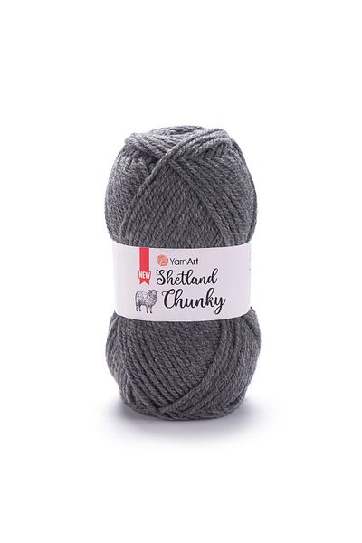 Yarnart Shetland Chunky - Πλεκτό Χέρι Νήμα Σκούρο Γκρι-631