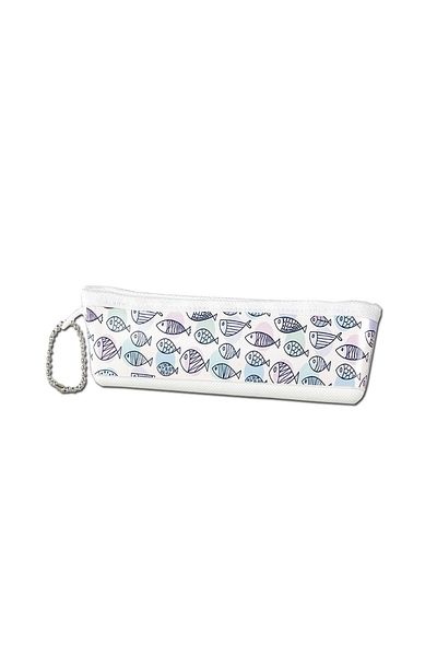 QUTU Τσάντα μολυβιού και αξεσουάρ Qcase Fish Pattern