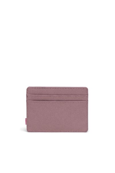 Herschel Supply Co. محفظة Herschel Charlie RFID - محفظة محمية متعددة البطاقات باللون الوردي المغبر
