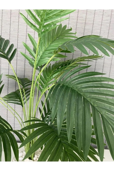 YAPAY ÇİÇEK DERYASI شجرة صناعية شجرة الأريكا شجرة النخيل نبات غرفة المعيشة 18 ورقة 85 سم