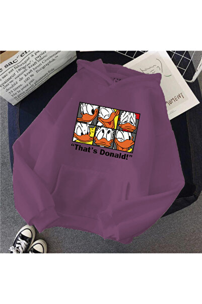 by joker Unisex Λευκό φούτερ Donald με στάμπα